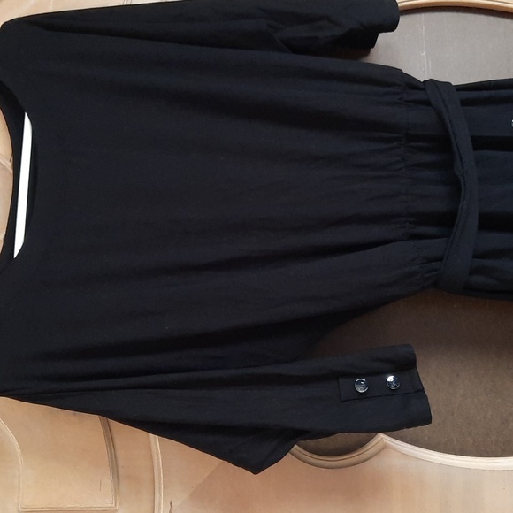 White House Black Market knee length black dress - Picture 3 of 4